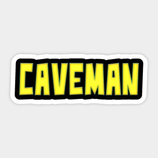 Caveman Sticker